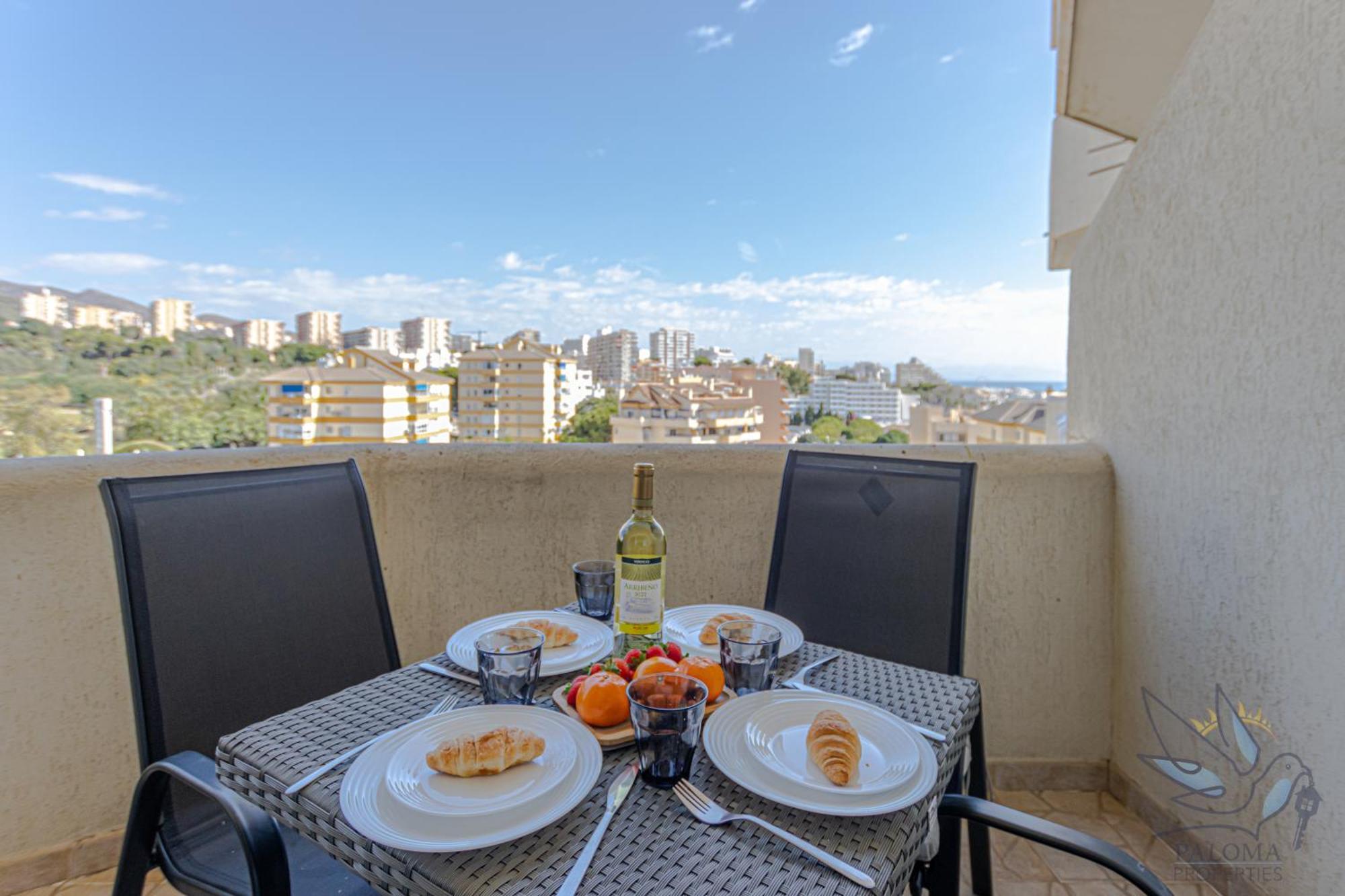 Benal Beach Suite, Parque Acuatico Y Vistas Al Mar Benalmadena Luaran gambar