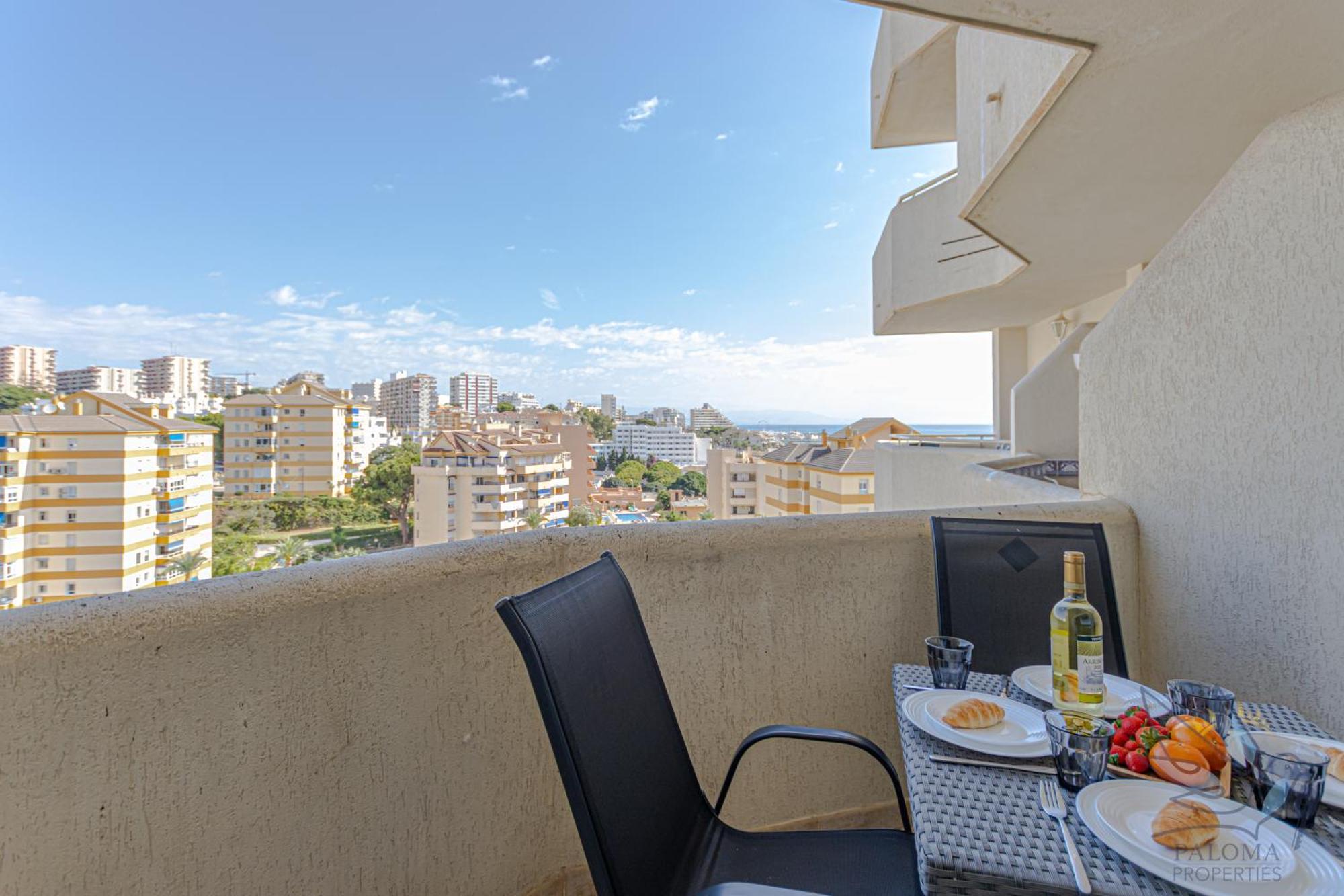 Benal Beach Suite, Parque Acuatico Y Vistas Al Mar Benalmadena Luaran gambar